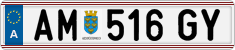 License plate of Austria, Regular plates