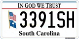 South Carolina, In God We Trust (1234AB/123 4AB)