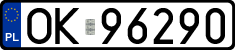 License plates of Poland, Regular car plates