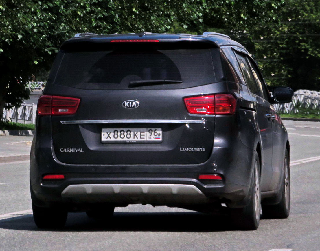 х 888 ке 96, Kia Carnival 3rd gen (YP), 2014–2021