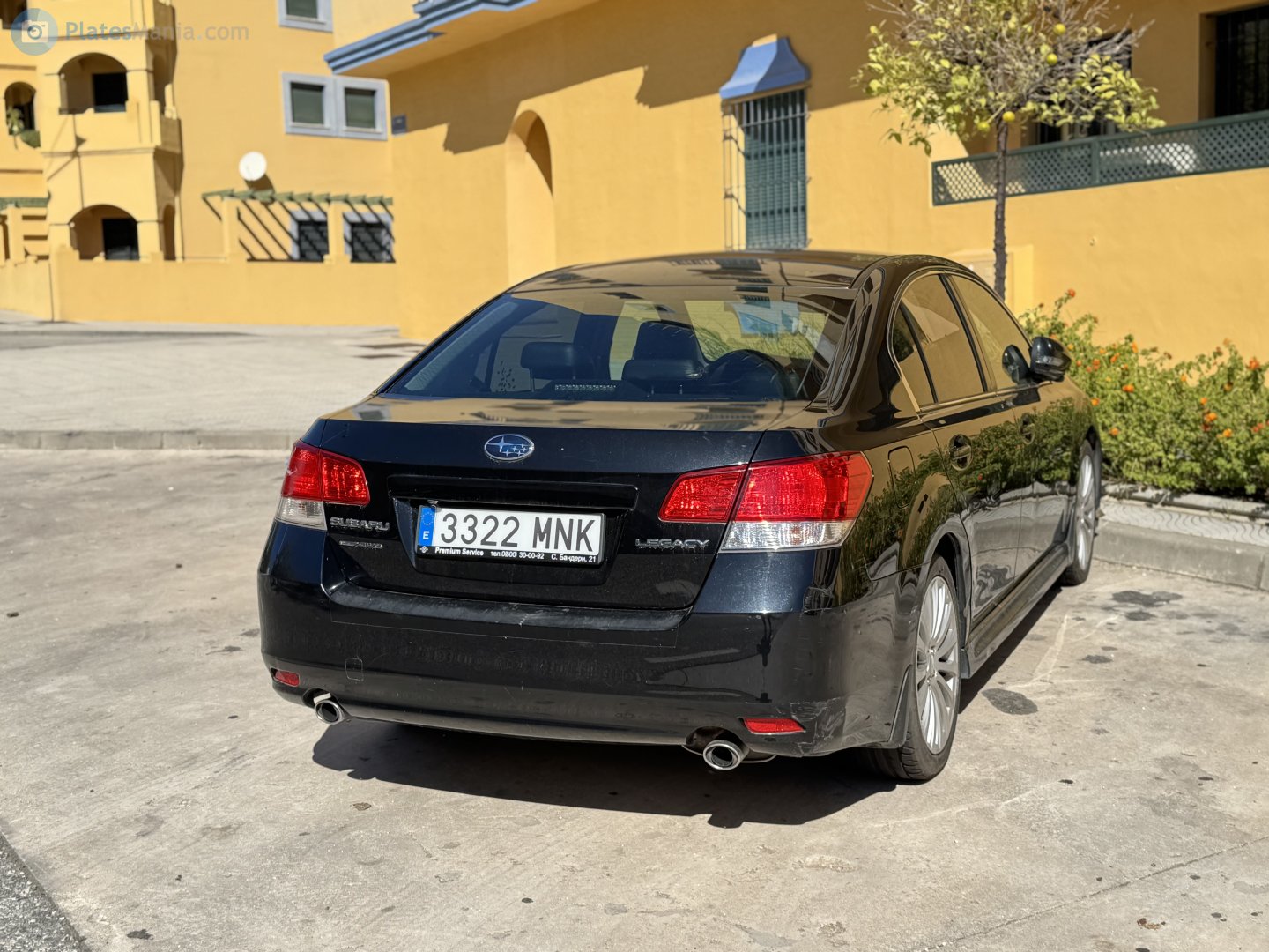 3322 MNK, Subaru Legacy 5th gen Sedan (B4) (BM), 2009–2014