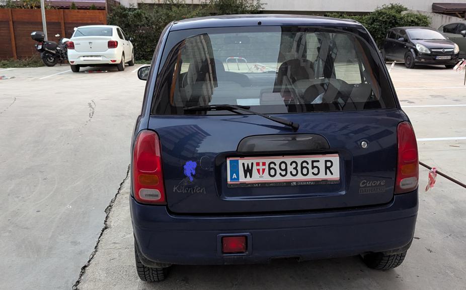 W 69365 R, Daihatsu Cuore 6th gen 5-door Hatch (L700), 1999–2003