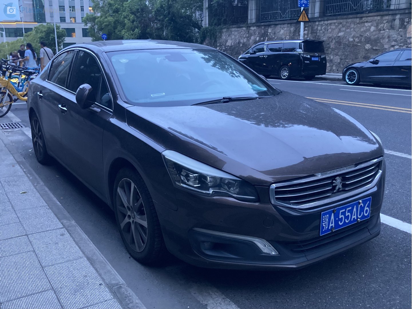 鄂A·55AC6, Peugeot 508 1st gen Sedan (W23), facelift, 2014–2018
