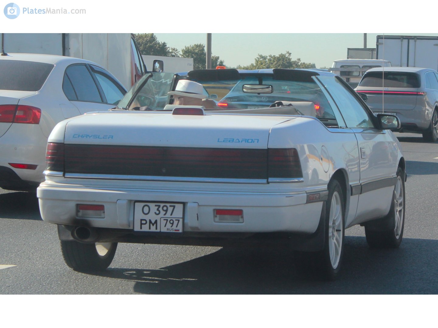 о 397 рм 797, Chrysler LeBaron 3rd gen Convertible, 1986–1992