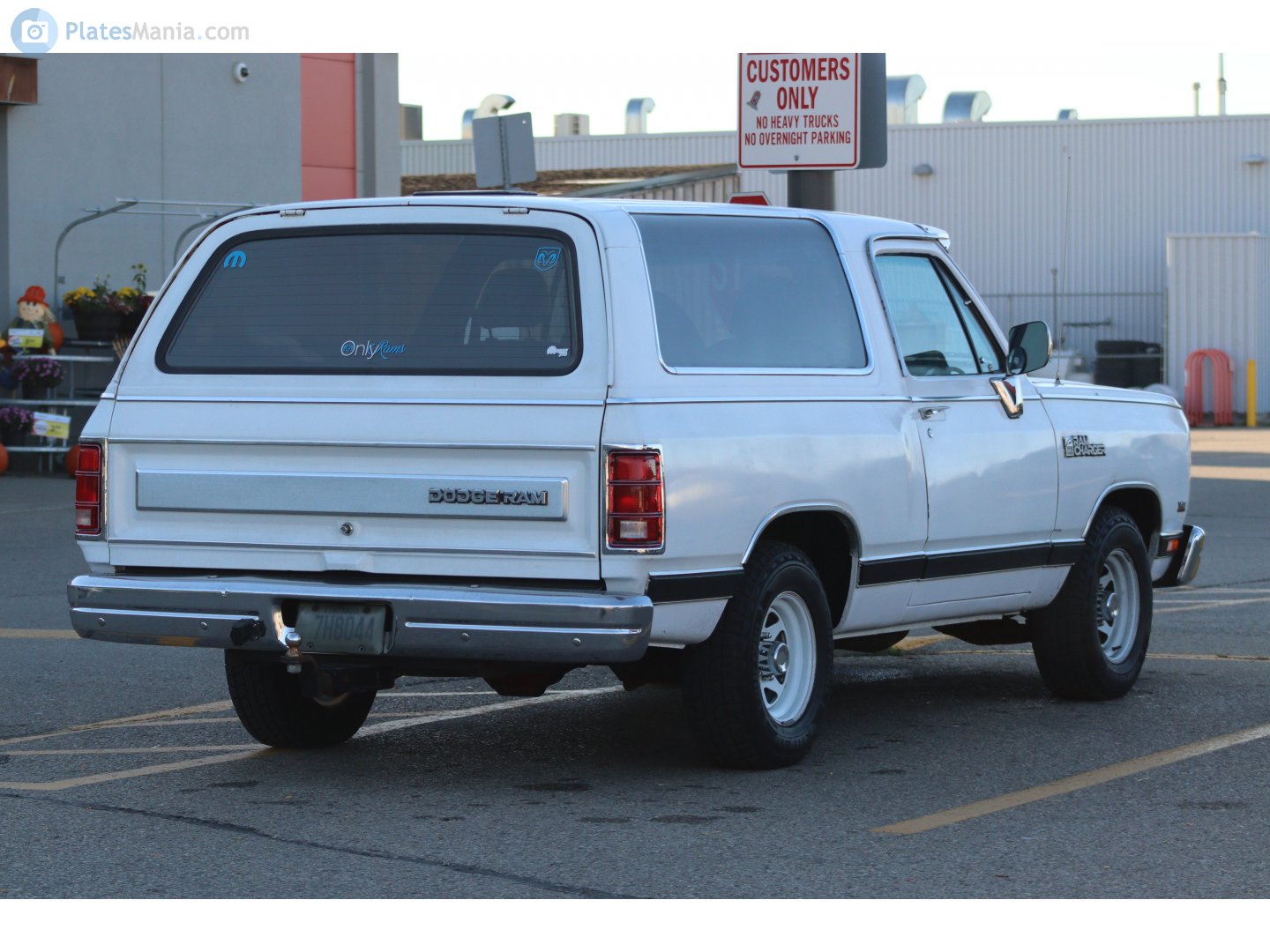 7H8044, Dodge Ramcharger 2nd gen, 1981–1993 (–1996 for MX-market)