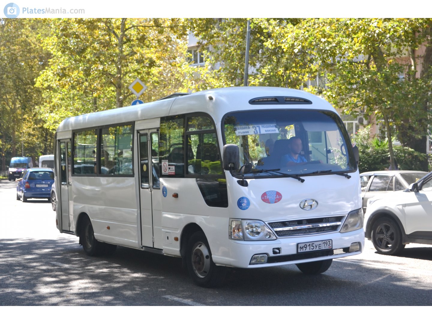 м 915 уе 193, Hyundai County 1st gen Kuzbass (RU-market), facelift, 2010–2013