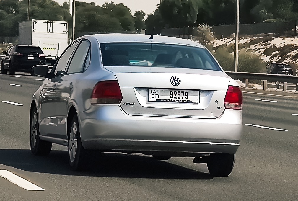 DD 92579, Volkswagen Polo 5th gen Sedan (A05), 2010­–2015