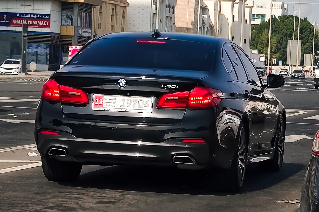 13 19704, BMW 5 Series 7th gen Sedan (G30/G38), 2017–2020