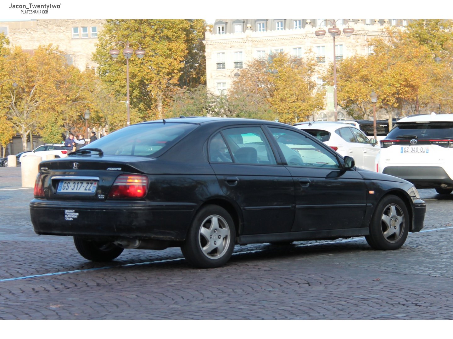 GS-317-ZZ, Honda Accord 6th gen Sedan (CG/CH; EU-market) 1998–2003