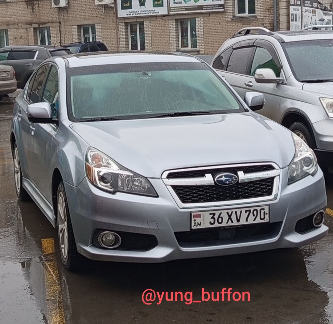 36 XV 790, Subaru Legacy 5th gen Sedan (B4) (BM), 2009–2014