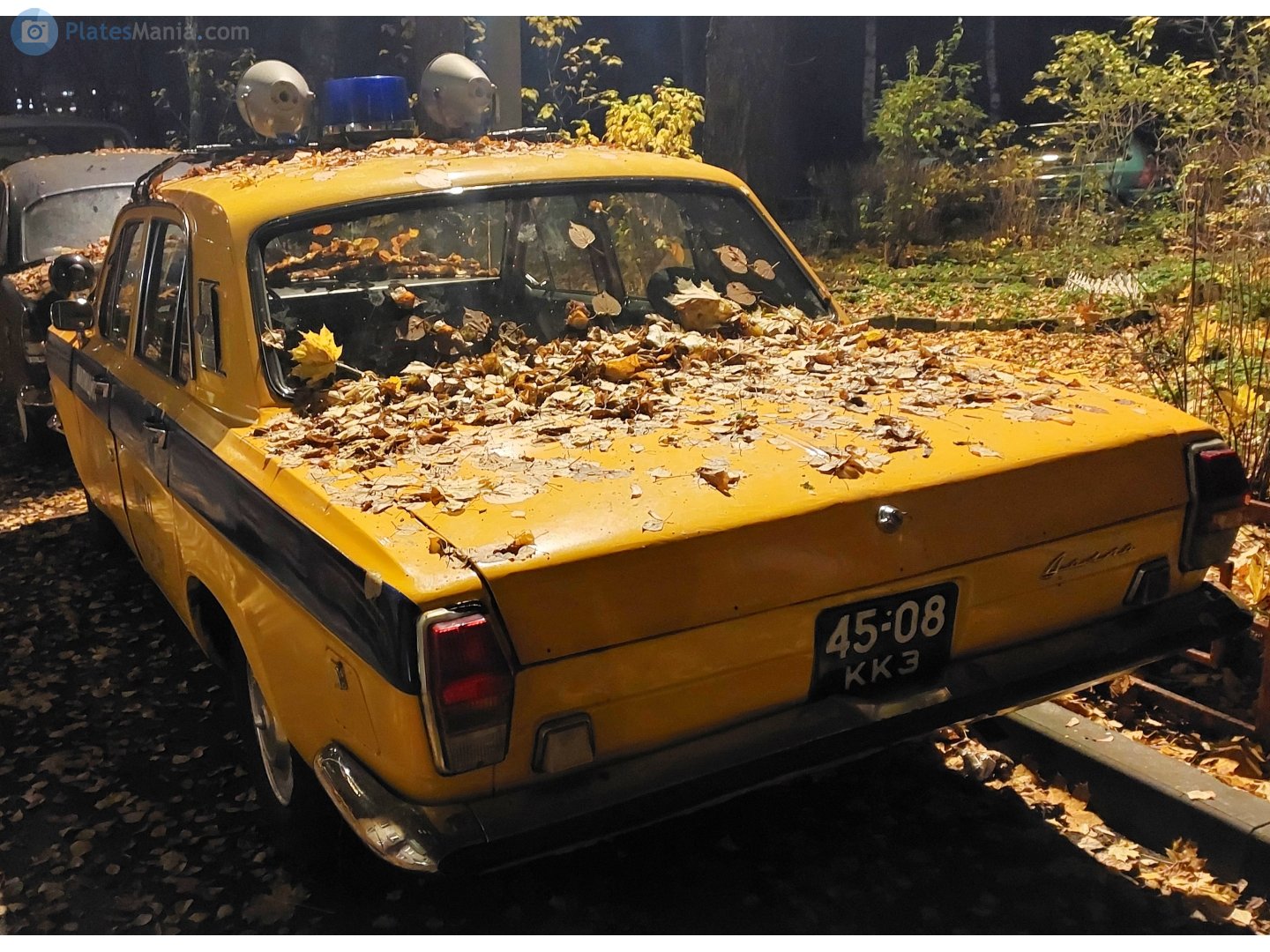 4508 ККЗ, License plate without vehicle 