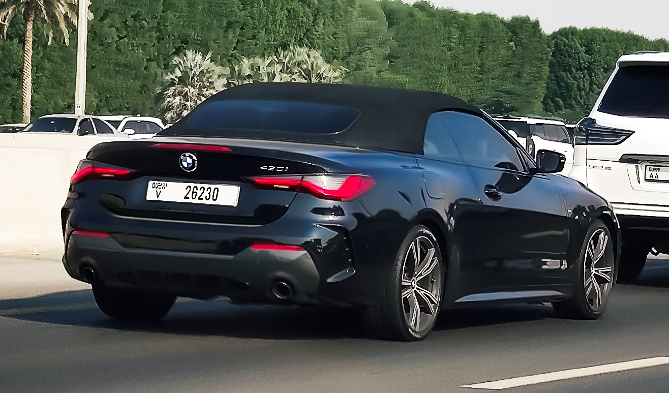 V 26230, BMW 4 Series 2nd gen Cabrio (G23), 2020–