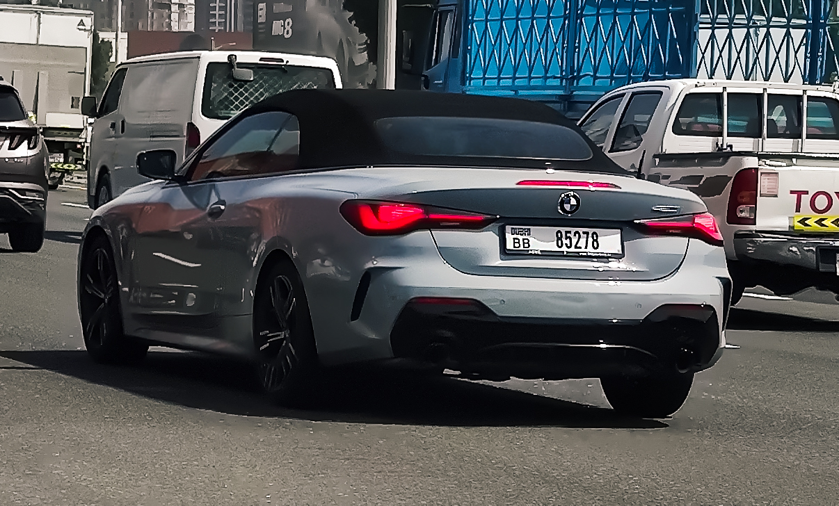 BB 85278, BMW 4 Series 2nd gen Cabrio (G23), 2020–