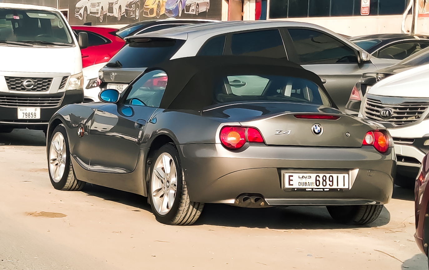 E 68911, BMW Z4 1st gen Roadster (E85), 2002–2008