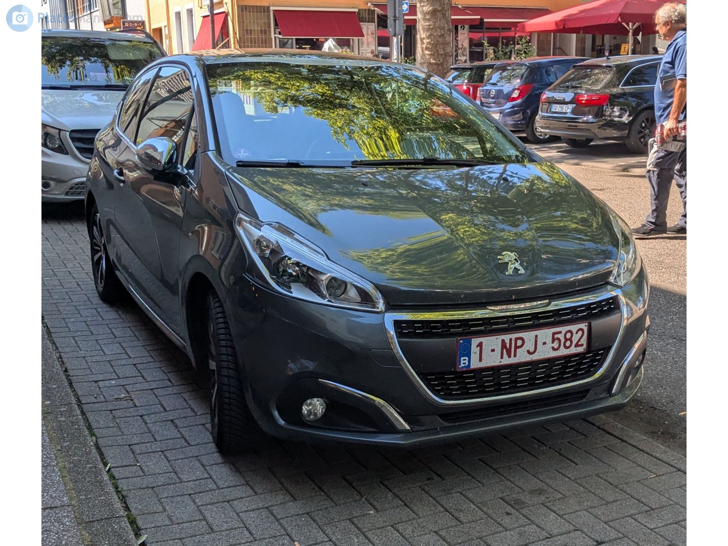 1-NPJ-582, Peugeot 208 1st gen 3-door Hatch (A9), facelift, 2015–2018