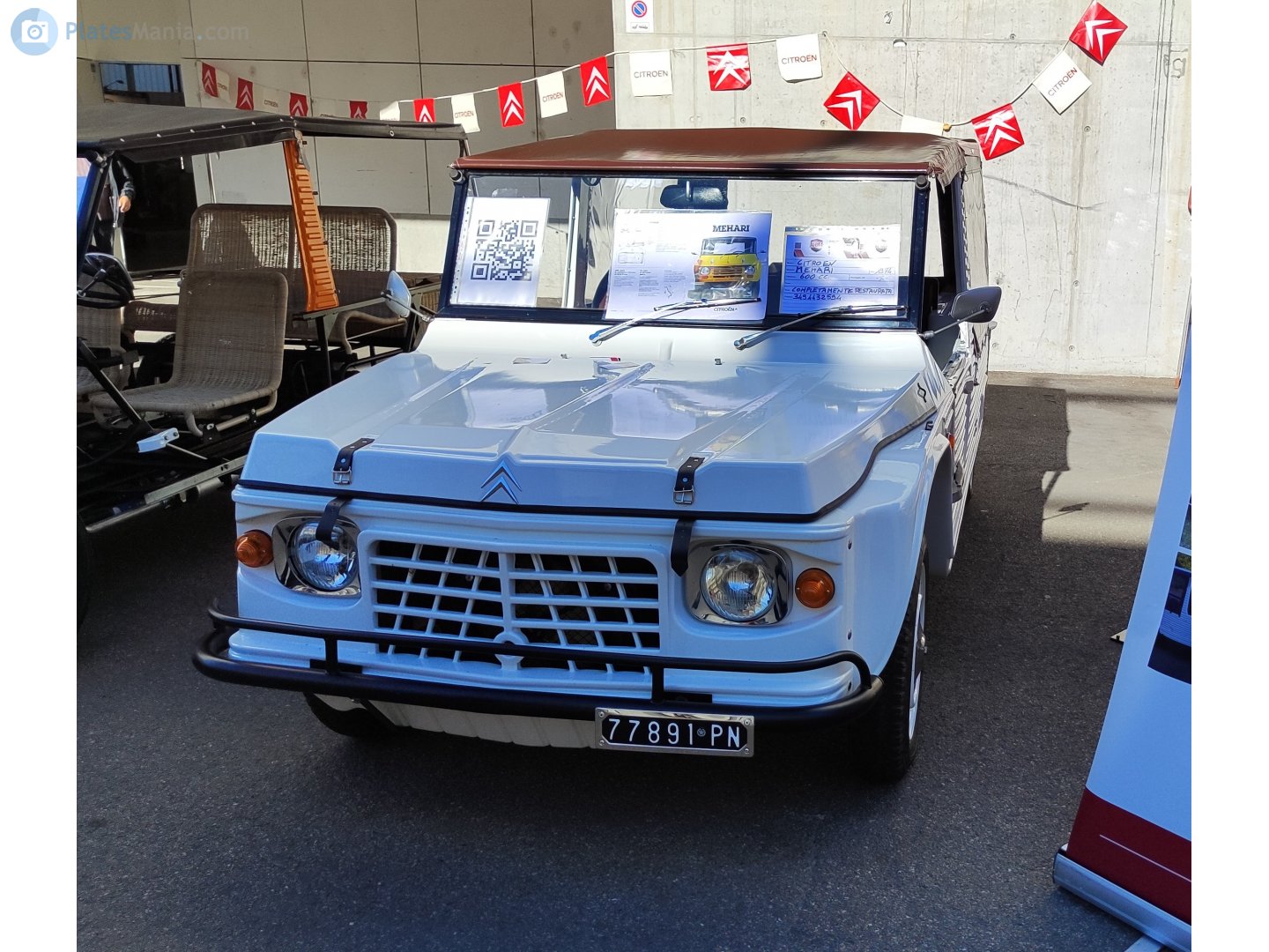 PN 77891, Citroёn Méhari 1st gen, 1968–1987