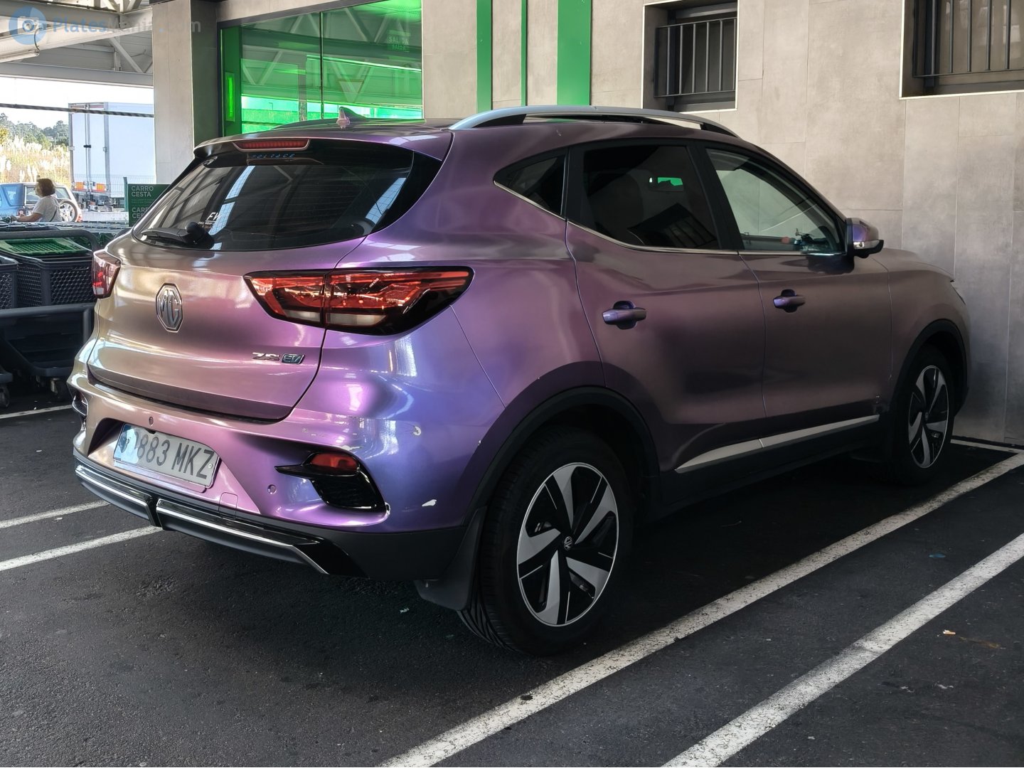 0883 MKZ, MG ZS SUV 1st gen EV (ZS11), facelift, 2021–