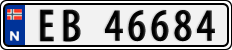 License plate of Norway, Cars
