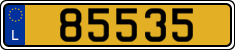 License plate of Luxembourg, Vanity Plates