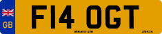 License plate of the United Kingdom, 1983 year system