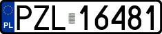 License plates of Poland, Regular car plates