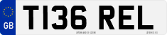 License plate of the United Kingdom, 1983 year system