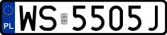 License plates of Poland, Regular car plates