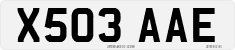 License plate of the United Kingdom, 1983 year system