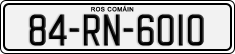 License plate of Ireland, Regular plates