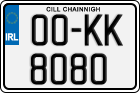 License plate of Ireland, Regular plates