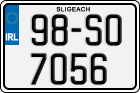 License plate of Ireland, Regular plates