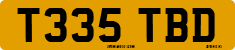License plate of the United Kingdom, 1983 year system