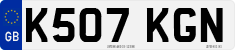 License plate of the United Kingdom, 1983 year system