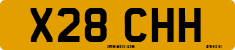 License plate of the United Kingdom, 1983 year system