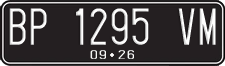 License plate of Indonesia, Regular plates