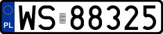 License plates of Poland, Regular car plates