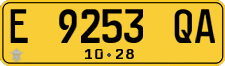 License plate of Indonesia, Commercial vehicles