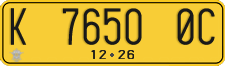 License plate of Indonesia, Commercial vehicles