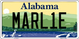 Alabama, Vanity Plates