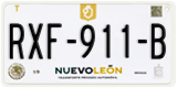 Nuevo León, Cars (AAA-000-A)
