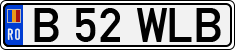 License plate of Romania, Regular plates