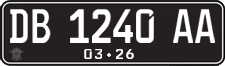 License plate of Indonesia, Regular plates
