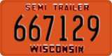 Wisconsin, Trailers (123456 / A/B 12345)