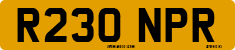 License plate of the United Kingdom, 1983 year system