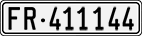 License plate of Switzerland, Cars