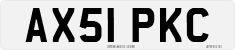 License plate of the United Kingdom, 2001 year system