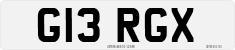 License plate of the United Kingdom, 1983 year system
