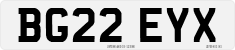 License plate of the United Kingdom, 2001 year system