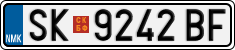 License plate of North Macedonia, Regular plates (2012)