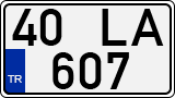 License plate of Turkey, Regular plates